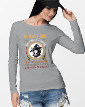 Load image into Gallery viewer, Birthday Gift For August Girl The Soul Of A Witch Unisex Long Sleeve