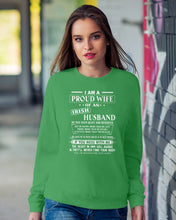 Load image into Gallery viewer, I Am A Proud Wife Of An Irish Husband Gift For Family Sweatshirt