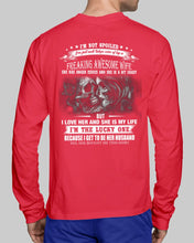 Load image into Gallery viewer, Amazing Gift For Husband She Love Me So Much Skull Unisex Long Sleeve