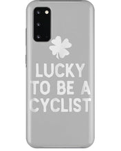 Load image into Gallery viewer, Lucky To Be A Biker Pilot Clover St Patrick's Day Gift Phone case