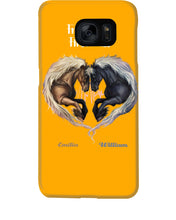 Load image into Gallery viewer, Horses From Our First Kiss Custom Name Gift For Girlfriend Phone case