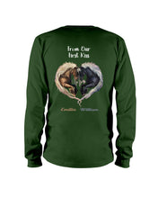 Load image into Gallery viewer, Horses From Our First Kiss Custom Name Gift For Girlfriend Unisex Long Sleeve