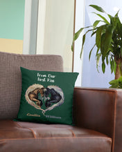 Load image into Gallery viewer, Horses From Our First Kiss Custom Name Gift For Girlfriend Pillow Cover