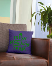 Load image into Gallery viewer, Irsih Drinking Team Green Shamrock St Patrick's Day Pillow Cover