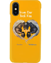Load image into Gallery viewer, Horses From Our First Kiss Custom Name Gift For Girlfriend Phone case