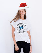 Load image into Gallery viewer, Blue Butterfly Gift For Angel Grandma Your Wings Were Ready Guys Tee