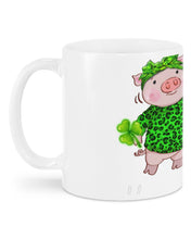 Load image into Gallery viewer, Pig Wear Plaid Shirt And Top Hat St Patrick's Day Gift Mug