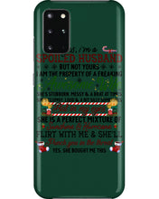 Load image into Gallery viewer, Perfect Gift For Husband Christmas Punch You In The Threat Phone case