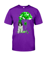 Load image into Gallery viewer, Landseer Newfie Patrick Balloons St. Patrick's Day Color Changing Mug Guys Tee