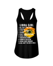 Load image into Gallery viewer, Birthday Gift For Libra Girl Will Bury You With A Smile Ladies Flowy Tank