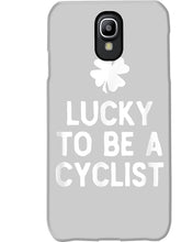Load image into Gallery viewer, Lucky To Be A Biker Pilot Clover St Patrick's Day Gift Phone case