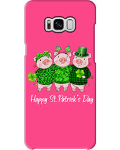 Load image into Gallery viewer, Pig Wear Plaid Shirt And Top Hat St Patrick's Day Gift Phone case