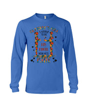 Load image into Gallery viewer, Gift For Autism Angel Grandma I Used To Be His Angel Now He's Mine Unisex Long Sleeve
