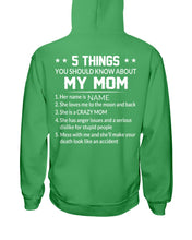 Load image into Gallery viewer, Five Things You Should Know About Mom Hoodie