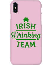 Load image into Gallery viewer, Irsih Drinking Team Green Shamrock St Patrick's Day Phone case