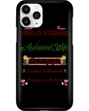 Load image into Gallery viewer, Perfect Gift For Husband Christmas Punch You In The Threat Phone case