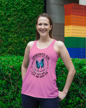 Load image into Gallery viewer, Blue Butterfly Gift For Angel Grandma Your Wings Were Ready Ladies Flowy Tank