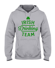 Load image into Gallery viewer, Irsih Drinking Team Green Shamrock St Patrick's Day Hoodie