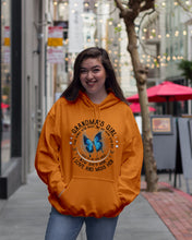 Load image into Gallery viewer, Blue Butterfly Gift For Angel Grandma Your Wings Were Ready Hoodie