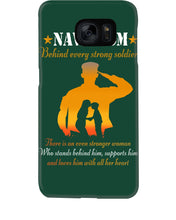 Load image into Gallery viewer, Son Gift For Navy Mom Behind Every Strong Soldier Phone case