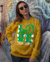 Load image into Gallery viewer, Teaching Love Clover St Patrick's Day Gift Sweatshirt