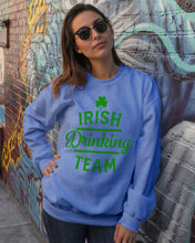Load image into Gallery viewer, Irsih Drinking Team Green Shamrock St Patrick's Day Sweatshirt