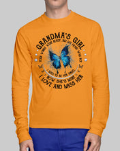 Load image into Gallery viewer, Blue Butterfly Gift For Angel Grandma Your Wings Were Ready Unisex Long Sleeve