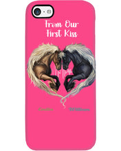 Load image into Gallery viewer, Horses From Our First Kiss Custom Name Gift For Girlfriend Phone case