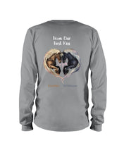 Load image into Gallery viewer, Horses From Our First Kiss Custom Name Gift For Girlfriend Unisex Long Sleeve