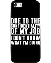 Load image into Gallery viewer, I Don't Know What I'm Doing Black And White Printed Mug Phone case