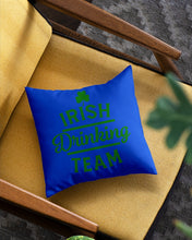 Load image into Gallery viewer, Irsih Drinking Team Green Shamrock St Patrick's Day Pillow Cover
