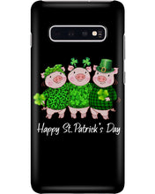 Load image into Gallery viewer, Pig Wear Plaid Shirt And Top Hat St Patrick's Day Gift Phone case
