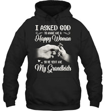 Load image into Gallery viewer, God Sent Me My Grandkids Gift For Grandma Hoodie