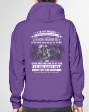 Load image into Gallery viewer, Amazing Gift For Husband She Love Me So Much Skull Hoodie