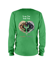 Load image into Gallery viewer, Horses From Our First Kiss Custom Name Gift For Girlfriend Unisex Long Sleeve