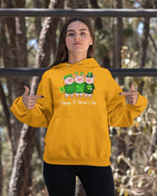Load image into Gallery viewer, Pig Wear Plaid Shirt And Top Hat St Patrick's Day Gift Hoodie