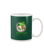 Load image into Gallery viewer, Bulldog Leprechaun Clover St Patrick's Day Gift For Dog Lovers Mug