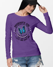 Load image into Gallery viewer, Blue Butterfly Gift For Angel Grandma Your Wings Were Ready Unisex Long Sleeve