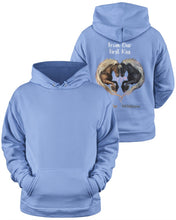 Load image into Gallery viewer, Horses From Our First Kiss Custom Name Gift For Girlfriend Hoodie