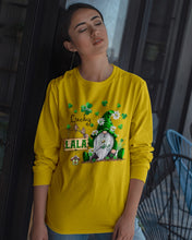 Load image into Gallery viewer, Leprechaun Gnome One Lucky Lala Clover St Patrick's Day Gift Unisex Long Sleeve
