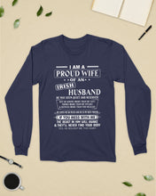 Load image into Gallery viewer, I Am A Proud Wife Of An Irish Husband Gift For Family Unisex Long Sleeve