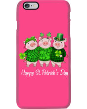 Load image into Gallery viewer, Pig Wear Plaid Shirt And Top Hat St Patrick's Day Gift Phone case