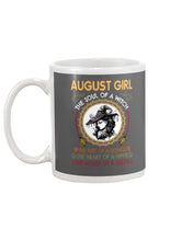 Load image into Gallery viewer, Birthday Gift For August Girl The Soul Of A Witch Mug