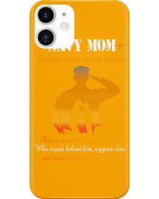 Load image into Gallery viewer, Son Gift For Navy Mom Behind Every Strong Soldier Phone case