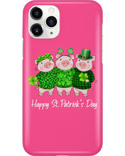 Load image into Gallery viewer, Pig Wear Plaid Shirt And Top Hat St Patrick's Day Gift Phone case
