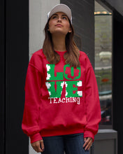 Load image into Gallery viewer, Teaching Love Clover St Patrick's Day Gift Sweatshirt