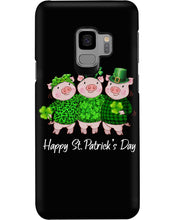 Load image into Gallery viewer, Pig Wear Plaid Shirt And Top Hat St Patrick's Day Gift Phone case