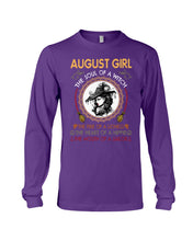 Load image into Gallery viewer, Birthday Gift For August Girl The Soul Of A Witch Unisex Long Sleeve