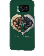 Load image into Gallery viewer, Horses From Our First Kiss Custom Name Gift For Girlfriend Phone case