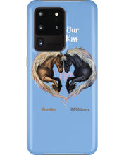 Load image into Gallery viewer, Horses From Our First Kiss Custom Name Gift For Girlfriend Phone case